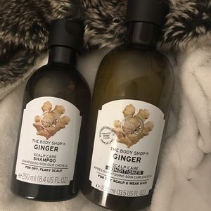 The Body Shop Ginger Shampoo and Conditioner